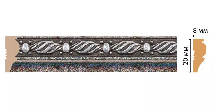 Молдинг DECOMASTER 103-29 (20*8*2400мм)