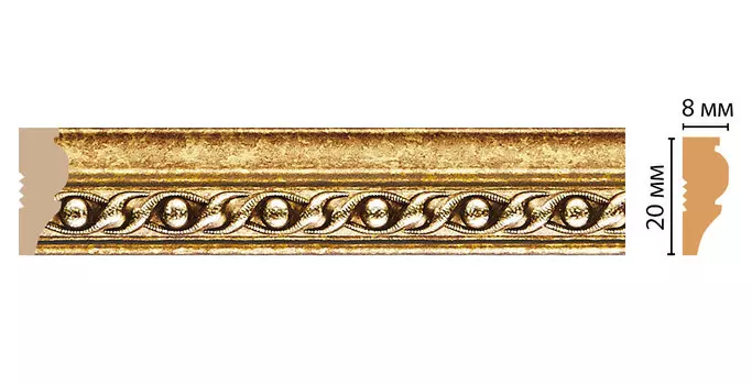 Молдинг DECOMASTER 103-43 (20*8*2400мм)