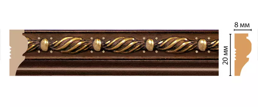 Молдинг DECOMASTER 103-51 (20*8*2400мм)