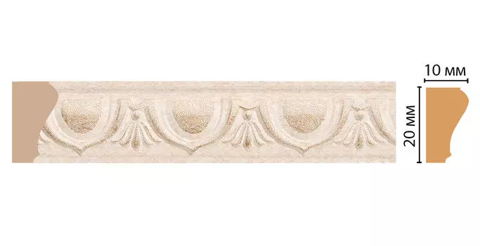 Молдинг DECOMASTER 103D-18D ДМ (20*10*2400 мм)