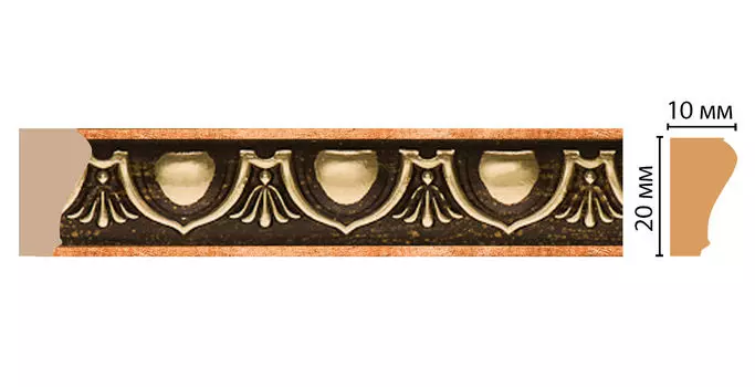 Молдинг DECOMASTER 103D-57 (20*10*2400мм)