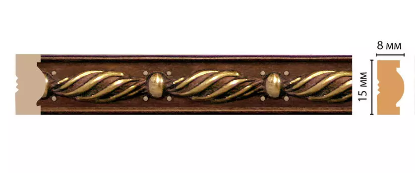 Молдинг DECOMASTER 105-51 (15*8*2400мм)