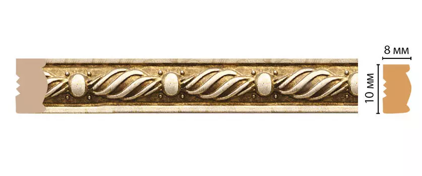 Молдинг DECOMASTER 107-17 (10*8*2400мм)