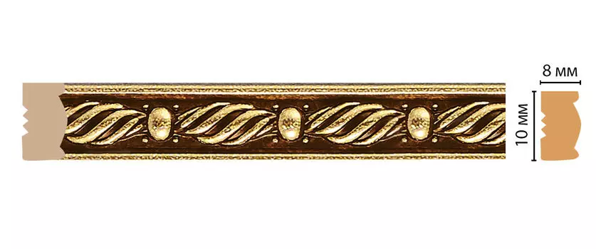 Молдинг DECOMASTER 107-28 (10*8*2400мм)