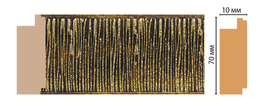 Молдинг DECOMASTER 108-28 (70*10*2400мм)