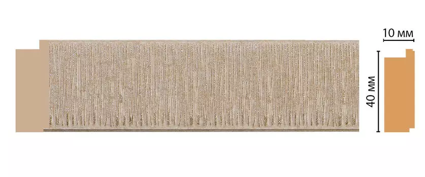 Молдинг DECOMASTER 109-18 (40*10*2400мм)