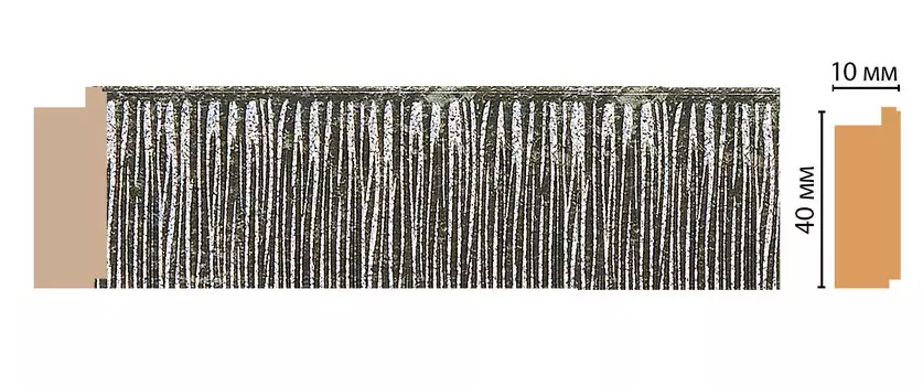 Молдинг DECOMASTER 109-29 (40*10*2400мм)