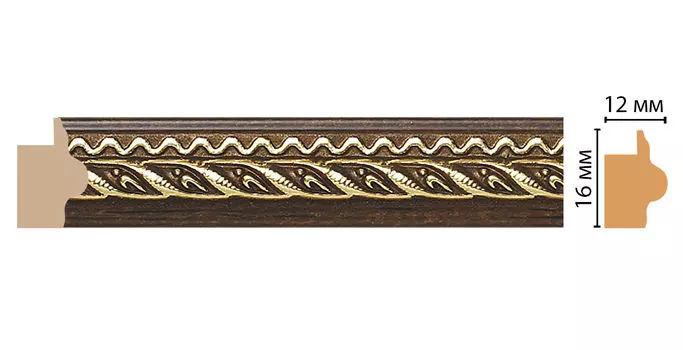 Молдинг DECOMASTER 117-438 (16*12*2400мм)