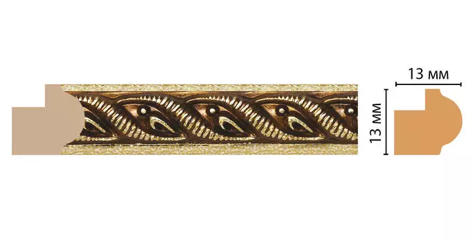 Молдинг DECOMASTER 118-28 (13*13*2400мм)