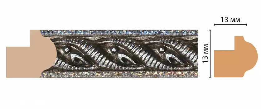 Молдинг DECOMASTER 118-29 (13*13*2400мм)