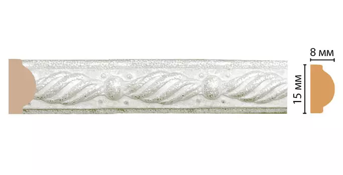 Молдинг DECOMASTER 130-20 (15*8*2400мм)