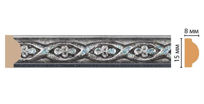 Молдинг DECOMASTER 130-55 ДМ (15*8*2400 мм)