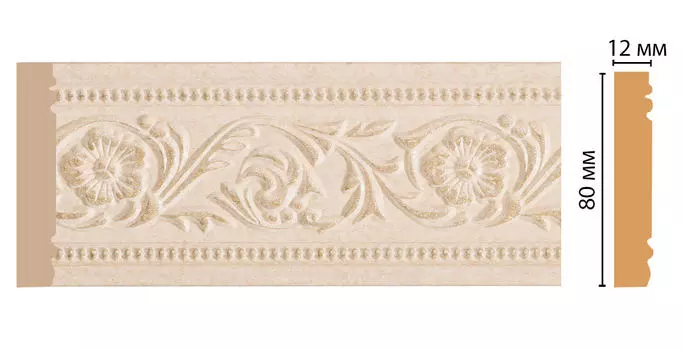 Молдинг DECOMASTER 150-18D (80*12*2400мм)
