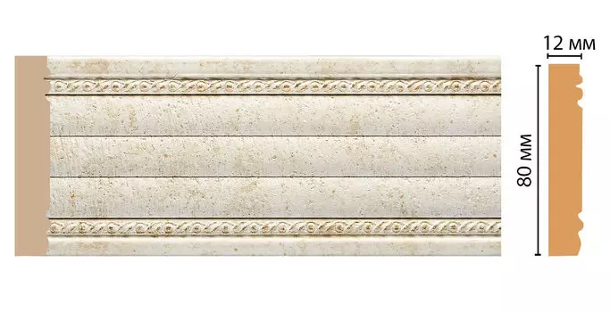 Молдинг DECOMASTER 150-41 ДМ (80*12*2400 мм)