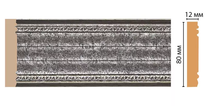 Молдинг DECOMASTER 150-44 (80*12*2400мм)