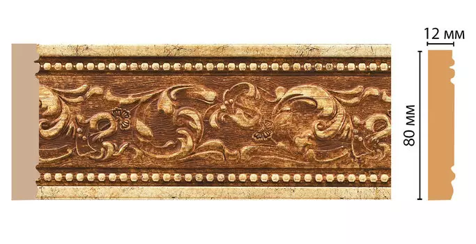 Молдинг DECOMASTER 150-552 ДМ (80*12*2400 мм)