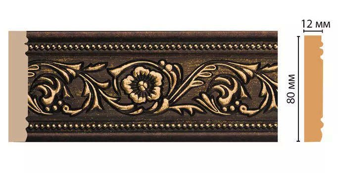 Молдинг DECOMASTER 150-56 (80*12*2400мм)