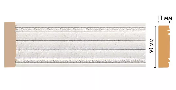 Молдинг DECOMASTER 156-42 ДМ (51*11*2400 мм)