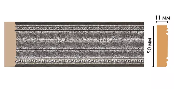 Молдинг DECOMASTER 156-44 ДМ (51*11*2400 мм)