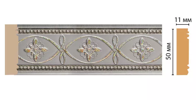 Молдинг DECOMASTER 156-55 2M ДМ СП (50*11*2000 мм)