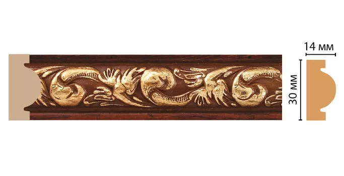 Молдинг DECOMASTER 157-1084 ДМ (30*13*2400 мм)