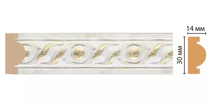 Молдинг DECOMASTER 157-40 (30*13*2400мм)