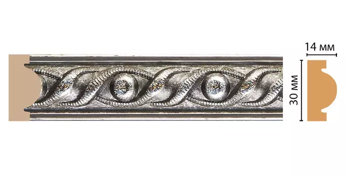 Молдинг DECOMASTER 157-44 ДМ (30*13*2400 мм)