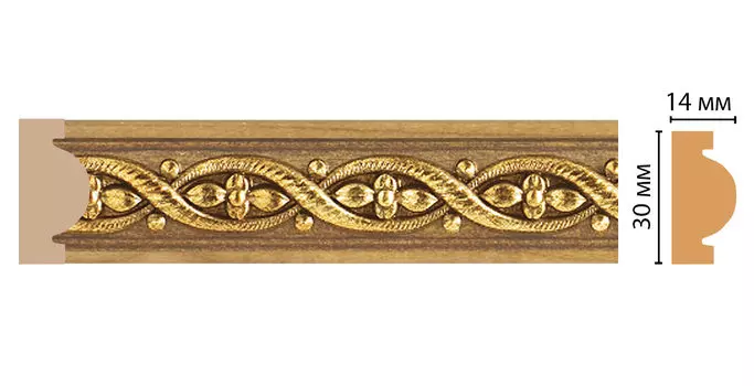 Молдинг DECOMASTER 157-4 ДМ (30*13*2400 мм)