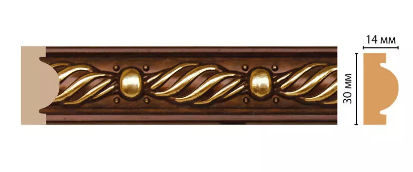 Молдинг DECOMASTER 157-51 (30*13*2400мм)