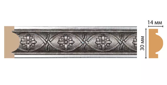 Молдинг DECOMASTER 157-55 ДМ (30*13*2400 мм)
