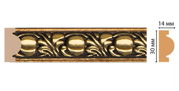 Молдинг DECOMASTER 157-57 ДМ (30*13*2400 мм)