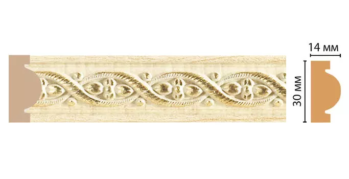 Молдинг DECOMASTER 157-5 ДМ (30*13*2400 мм)