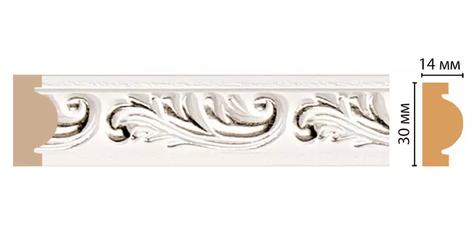 Молдинг DECOMASTER 157-60 ДМ (30*13*2400 мм)