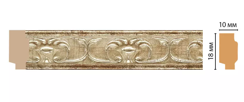 Молдинг DECOMASTER 158-127 ДМ (18*10*2400 мм)