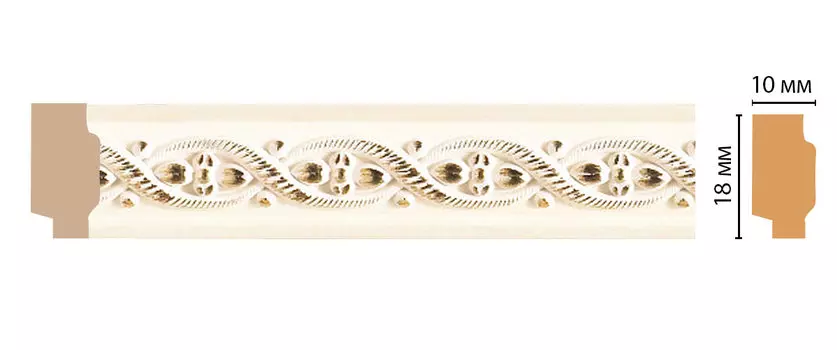 *Молдинг DECOMASTER 158-6 ДМ (18*10*2400 мм)