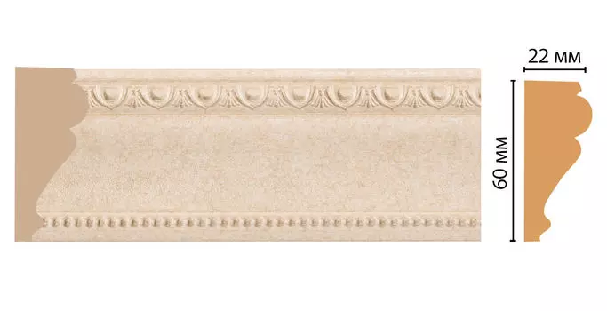 Молдинг DECOMASTER 161-18D (60*22*2000мм)