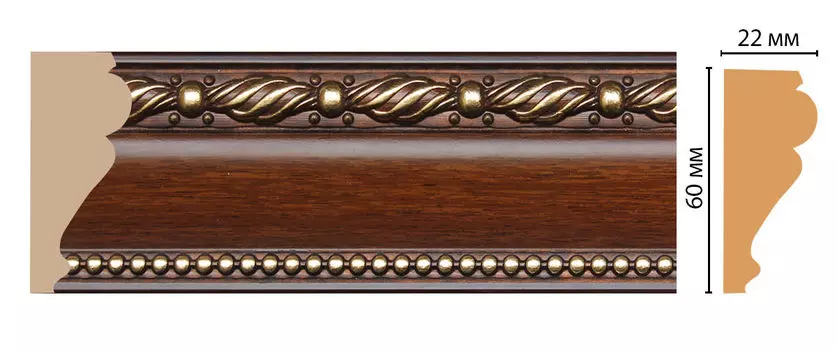 Молдинг DECOMASTER 161-51 ДМ (60*22*2400 мм)