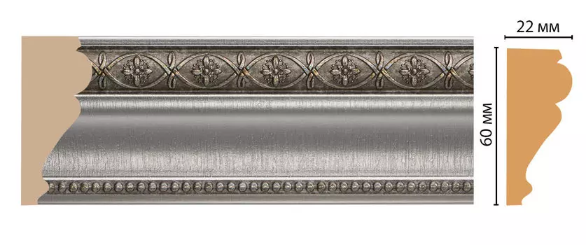 Молдинг DECOMASTER 161-55 ДМ (60*22*2400 мм)