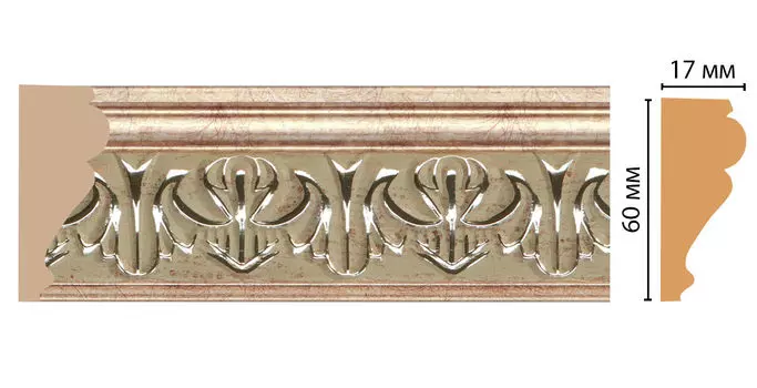 Молдинг DECOMASTER 161B-59 ДМ (60*17*2400 мм)