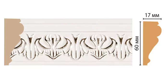 Молдинг DECOMASTER 161B-60 ДМ (60*17*2400 мм)