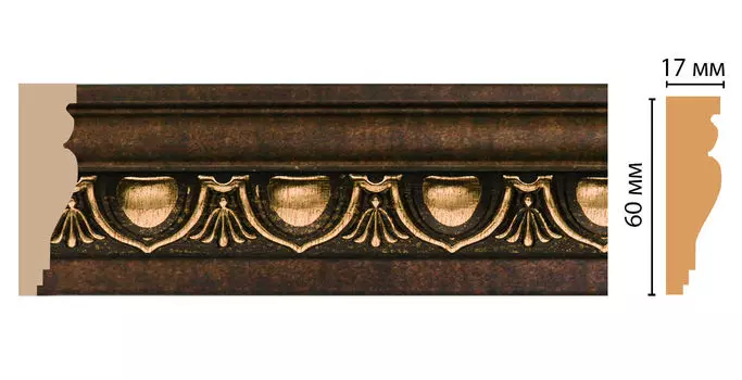 Молдинг DECOMASTER 161D-56 (60*17*2400мм)