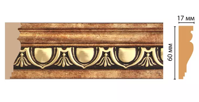 Молдинг DECOMASTER 161D-57 (60*17*2400мм)
