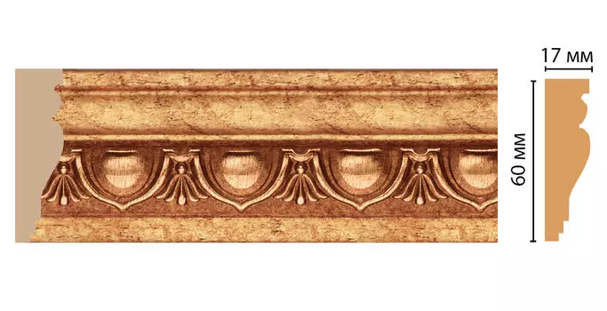 Молдинг DECOMASTER 161D-58 (60*17*2400мм)