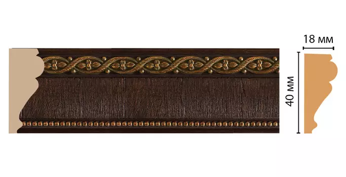 Молдинг DECOMASTER 161S-1 (40*18*2400мм)