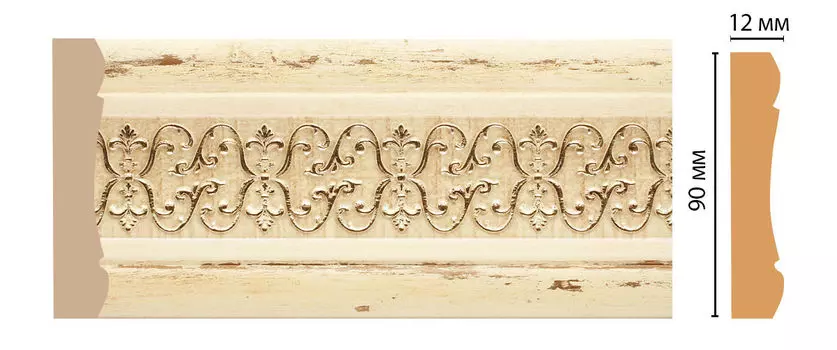 Молдинг DECOMASTER 163-1028 (90*12*2400мм)