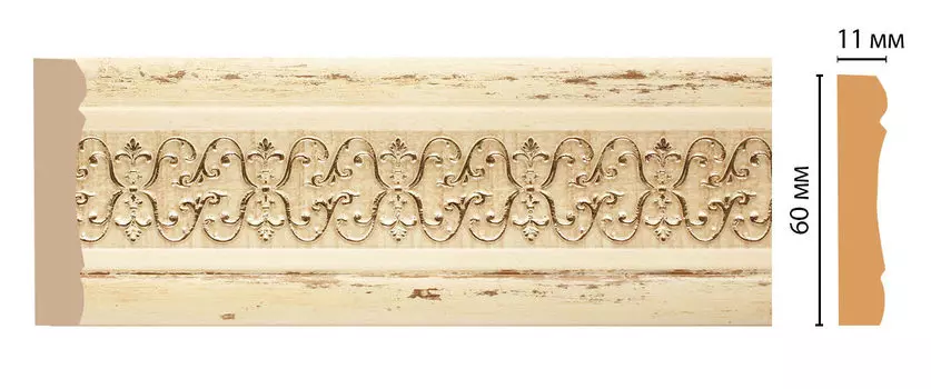 Молдинг DECOMASTER 164-1028 ДМ (59*11*2400 мм)