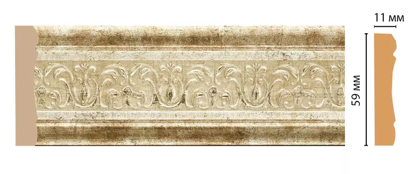 Молдинг DECOMASTER 164-127 ДМ (59*11*2400 мм)