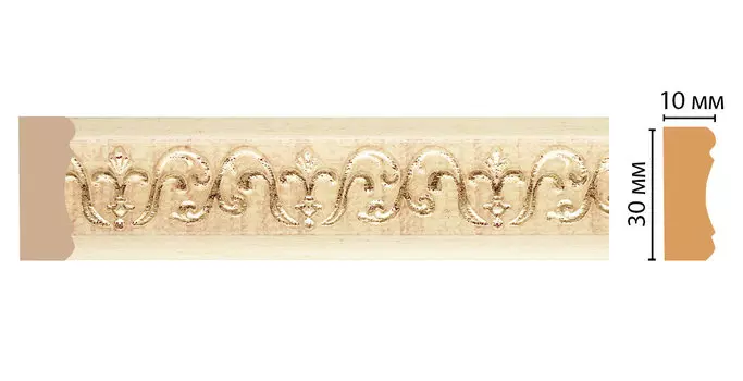 Молдинг DECOMASTER 165-1028 ДМ (30*10*2400 мм)