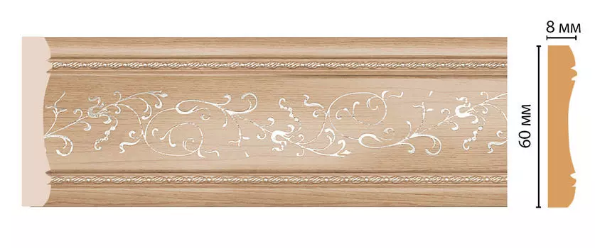 Молдинг DECOMASTER 186-11 (60*8*2400мм)