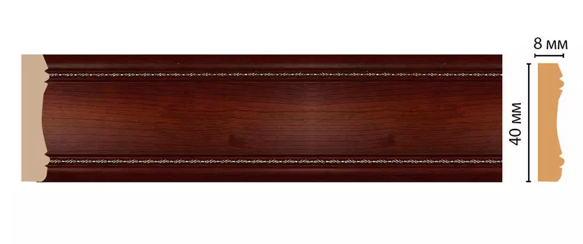 Молдинг DECOMASTER 187-52 (40*8*2400мм)